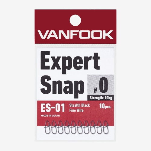 AGRAFKA VANFOOK ES-01 SXPERT SNAPSTEELTH BLACK-#0