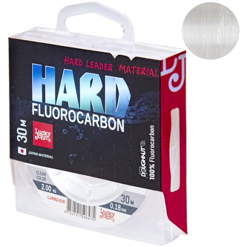 FLUOROCARBON LUCKY JOHN HARD 30M 0,18MM 2KG