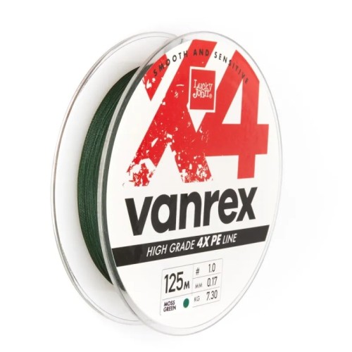 PLECIONKA LUCKY JOHN VANREX GREEN MOSS 0,17MM 7,30KG 125M