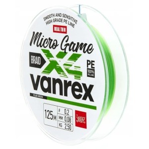 PLECIONKA LUCKY JOHN VANREX MICRO GAME FLUO X4 0,06MM 2KG 125M