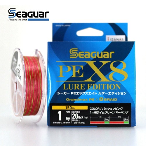 PLECIONKA SEAGUAR X8 LURE EDITION 150M 0.6PE 0.128MM 6.4KG