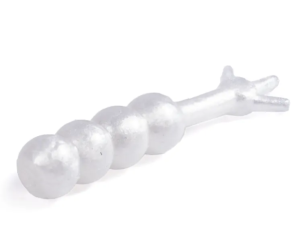 GUMA LUCKU JOHN CHICKEN LEG 1"/2,54CM SILVER FLASH 20SZT/OP